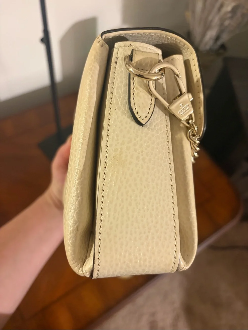 Authentic Gucci Interlocking G Mini Chain Shoulder Bag 607720